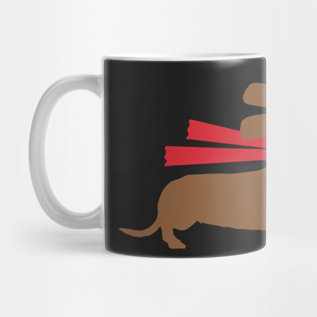 Christmas Dachshund by beyerbydesign